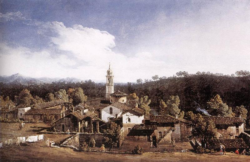 Bernardo Bellotto View of Gazzada near Varese Spain oil painting art